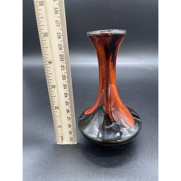 Jasper Alberta Drip Vase Sculptured Art Pottery Bud Vase 5” Vintage - Picture 5 of 8